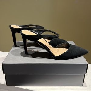 Ann Taylor Jodie suede mule pump